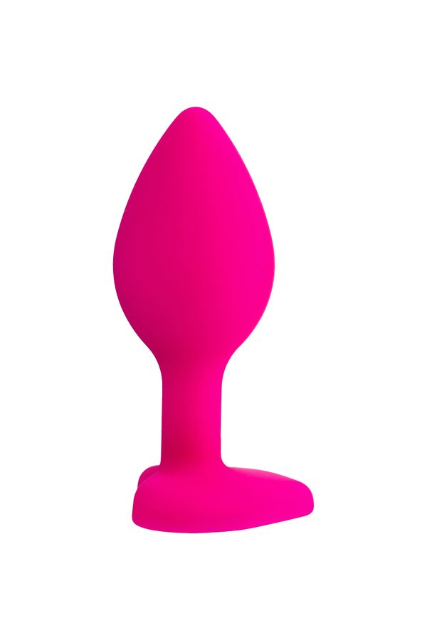 Diamond Heart Anal Plug, silikon, pembe, 7 cm, Ø 2 cm, 18 g - Görsel 4