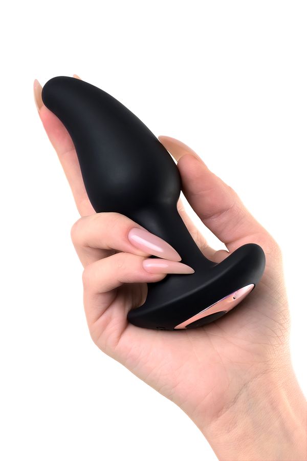 Erotist Hurricane Anal Plug, Silikon, siyah, 14 cm
